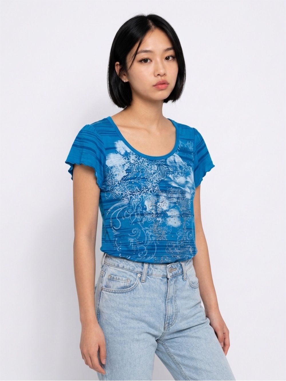 Style & Co. woman’s Shirt.  Size small blue.